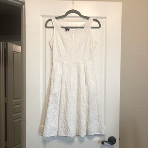 Talbots White Fit & Flare Dress 🤍